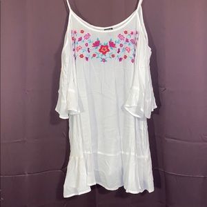 Torrid Floral Off-the-shoulder Swim Cover-up